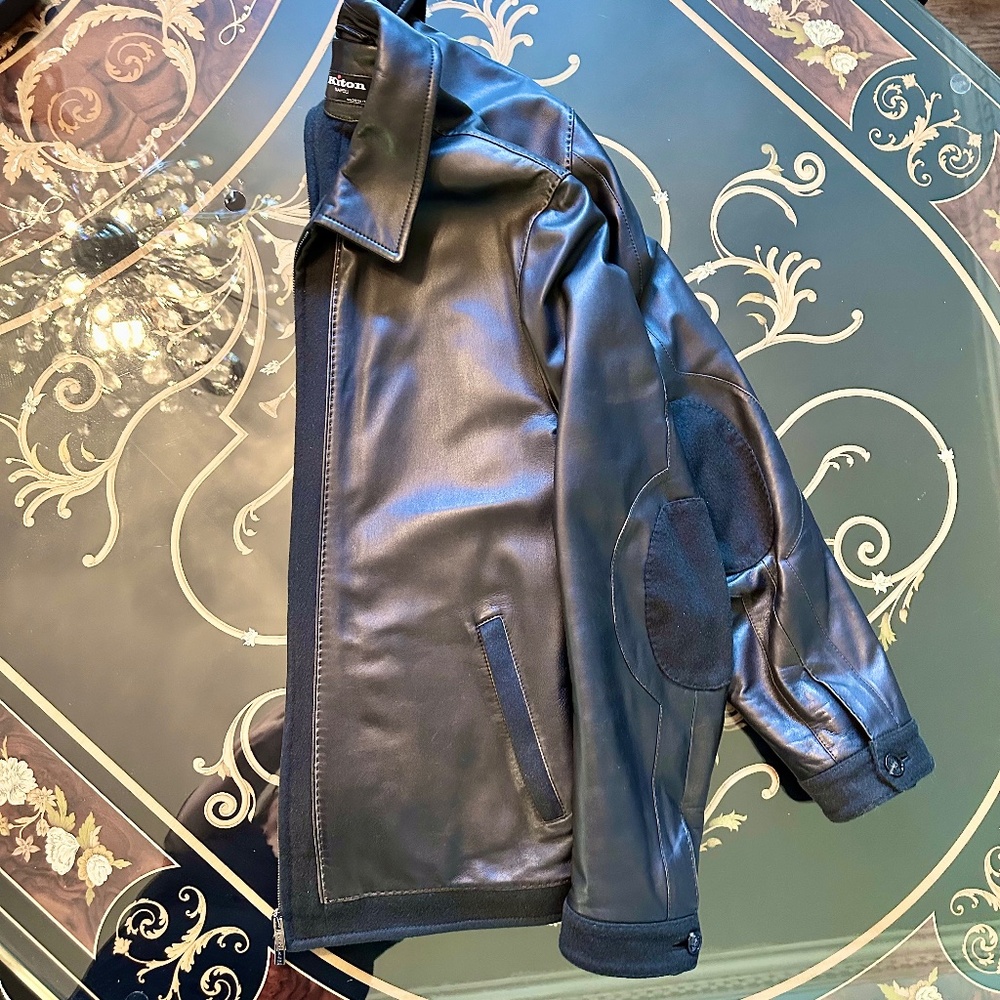 Kiton Lambskin Jacket / Custom Order Mens SZ 50 / 40R US - Picture 13 of 15